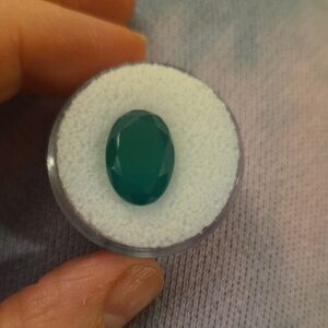 Approximatley 6ct Green Jade Loose Gemstone